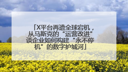X平台再遭全球宕机，从马斯克的“运营改进”谈企业如何构建“永不停机”的数字护城河